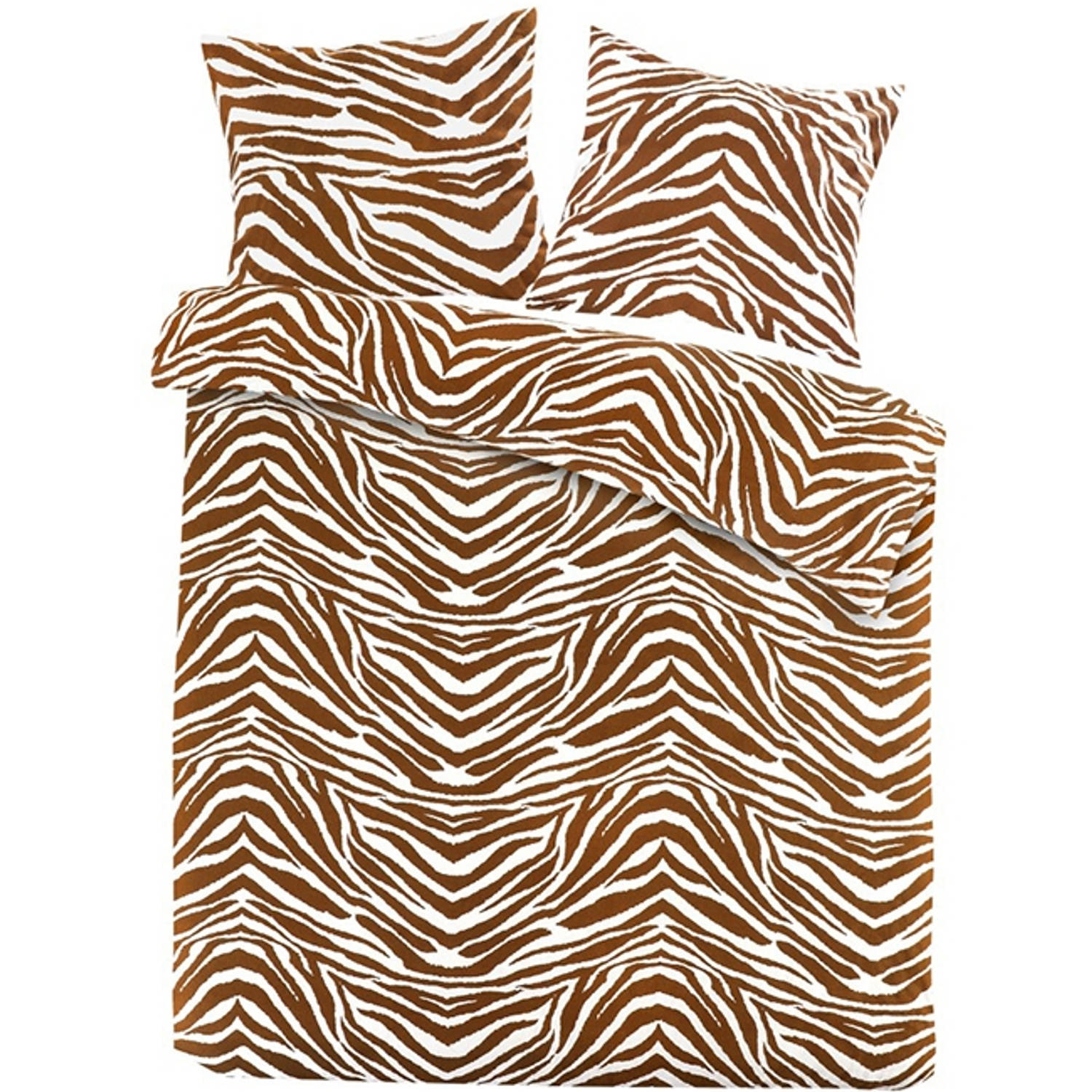 Day Dream Dekbedovertrek Flanel Zebra -Lits-jumeaux (240 x 200/220 cm)