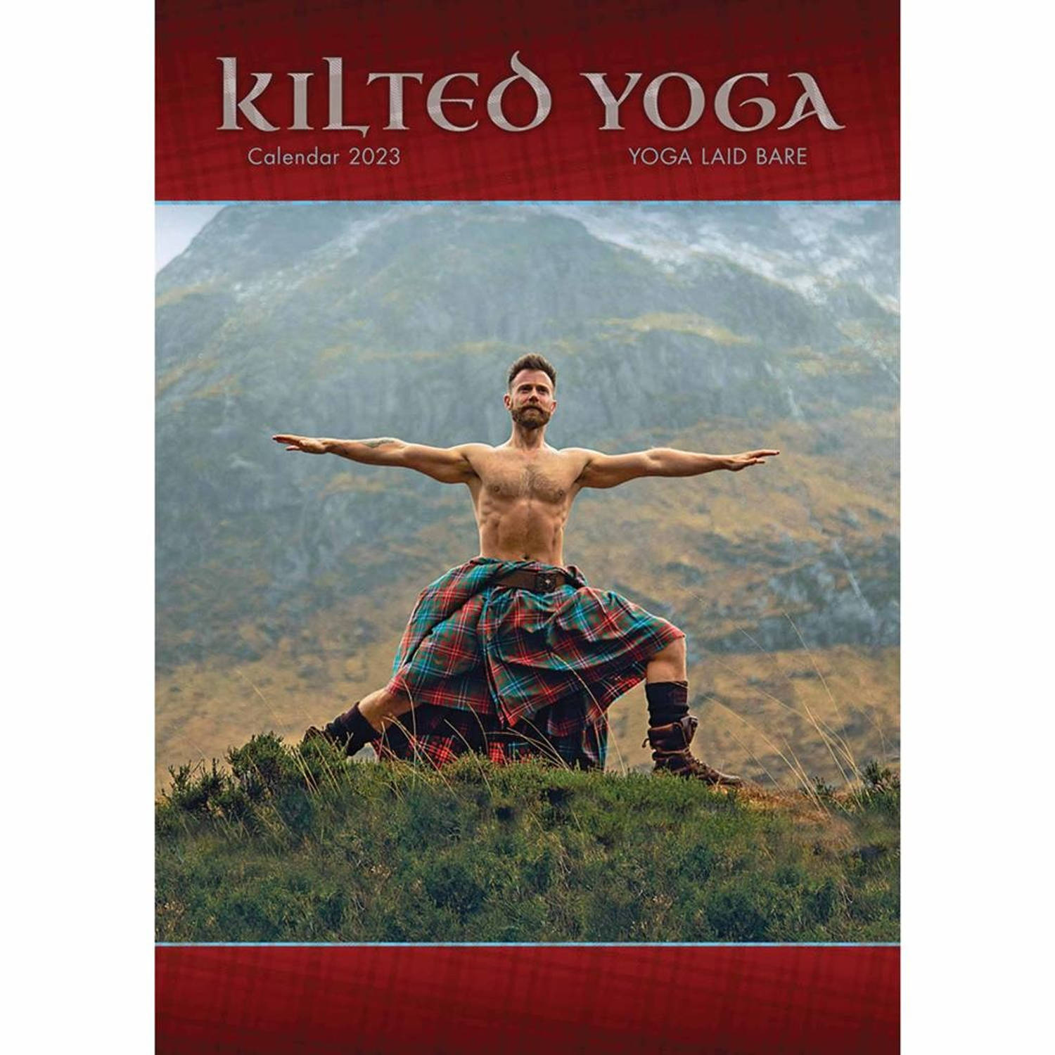 Kilted Yoga Kalender 2023 A3