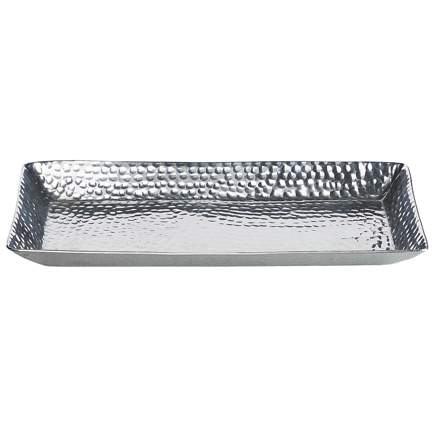 Beliani Tierradentro Decoratieve Schaal-zilver-aluminium