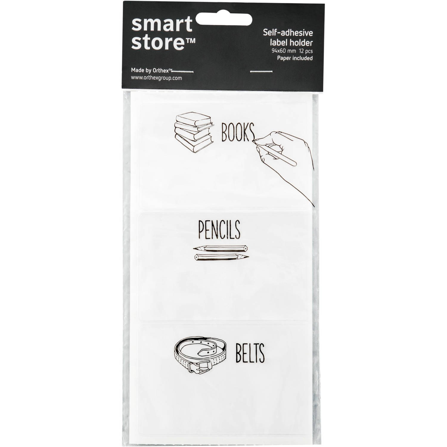SmartStore - Labels Voor Opbergboxen - Polypropyleen - Transparant
