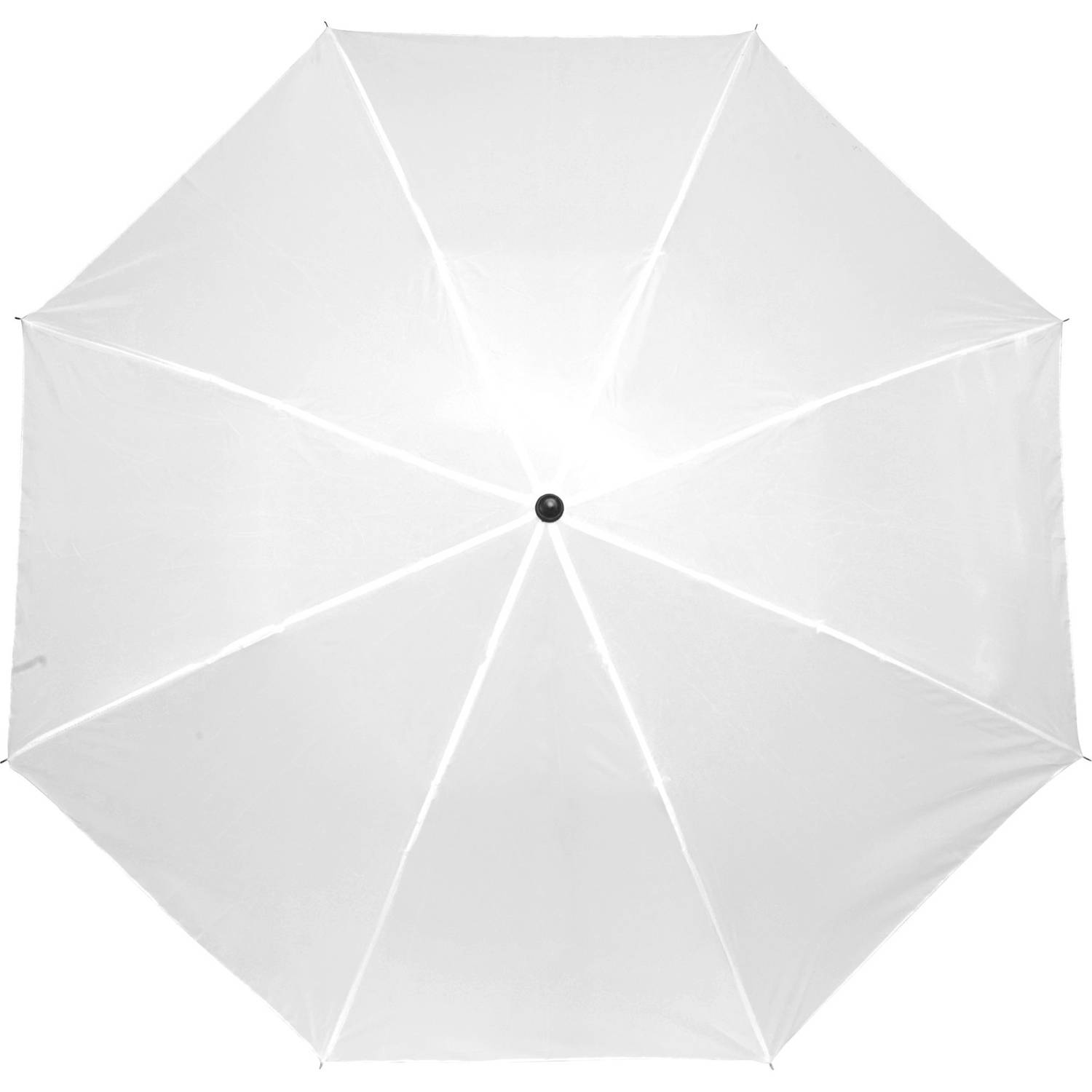 Kleine opvouwbare paraplu wit 93 cm - Paraplu's