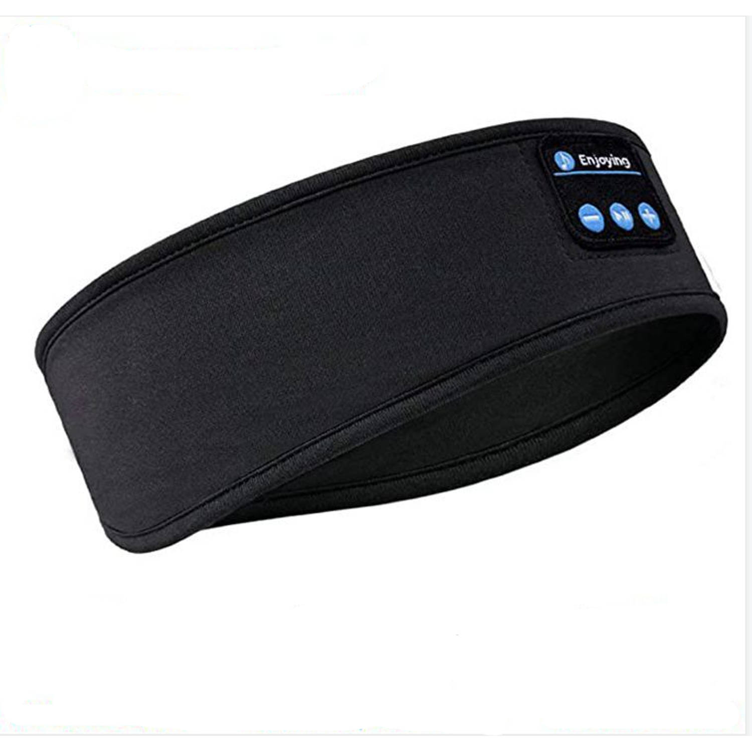 Slaap Koptelefoon Draadloos - Slaapmasker Bluetooth - Hoofdband met HD Stereo Luidspreker - Oplaadbaar via USB - Zwart