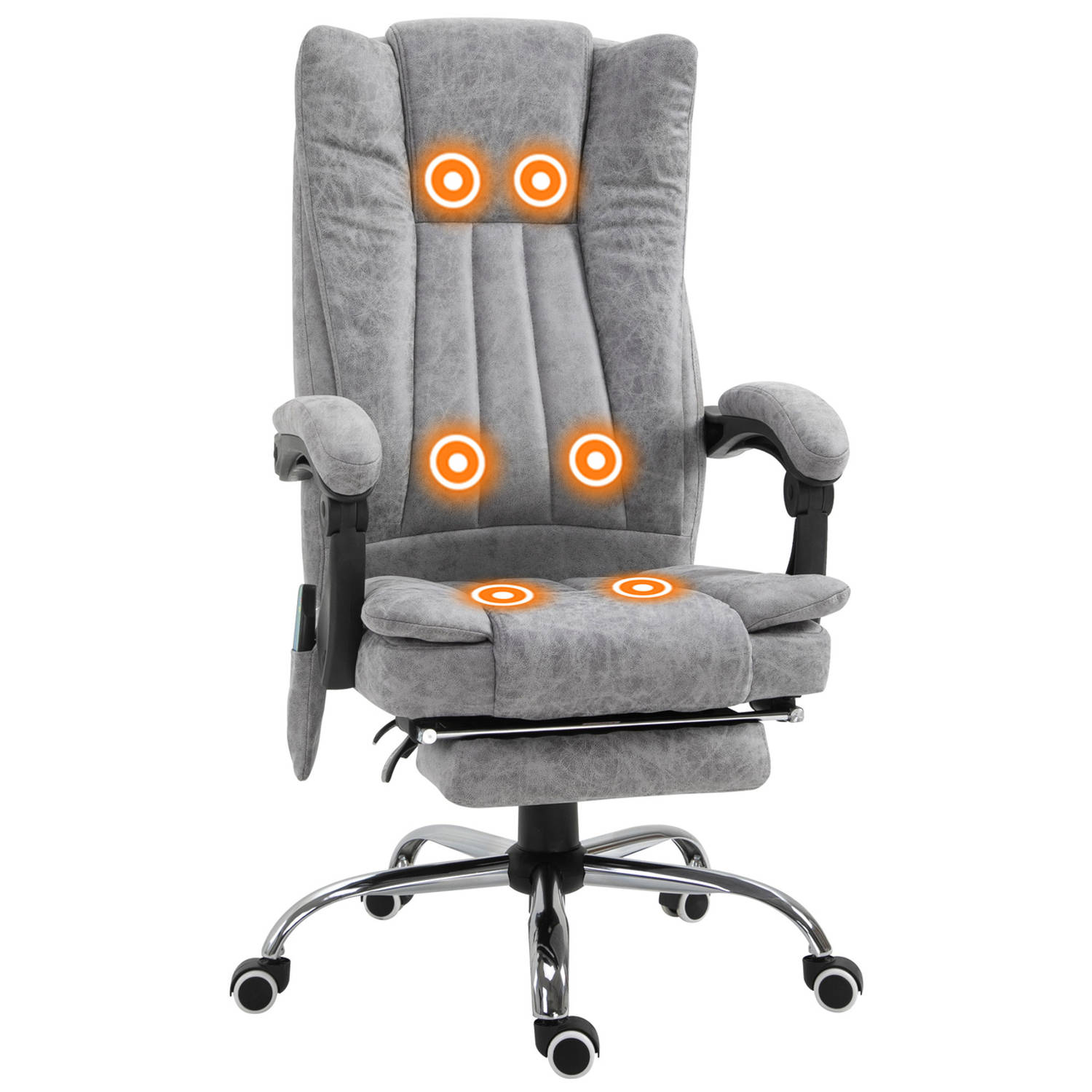 Bureaustoel Massagestoel Ergonomische bureaustoel Game stoel Verwarmingsfunctie -Ligfunctie Voetenst