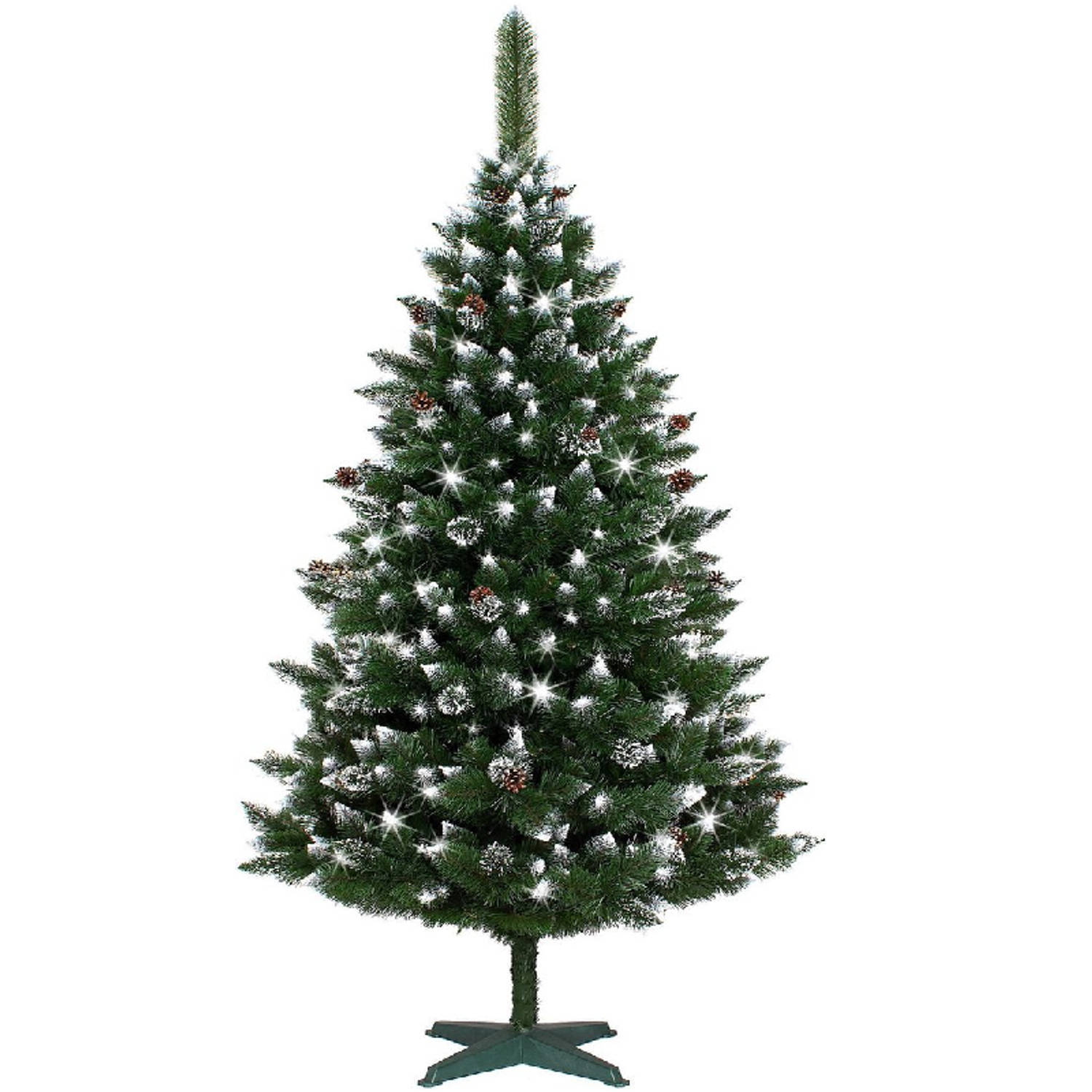 Kunstkerstboom Frosted Pine 180 cm Zonder Verlichting Met Sneeuw