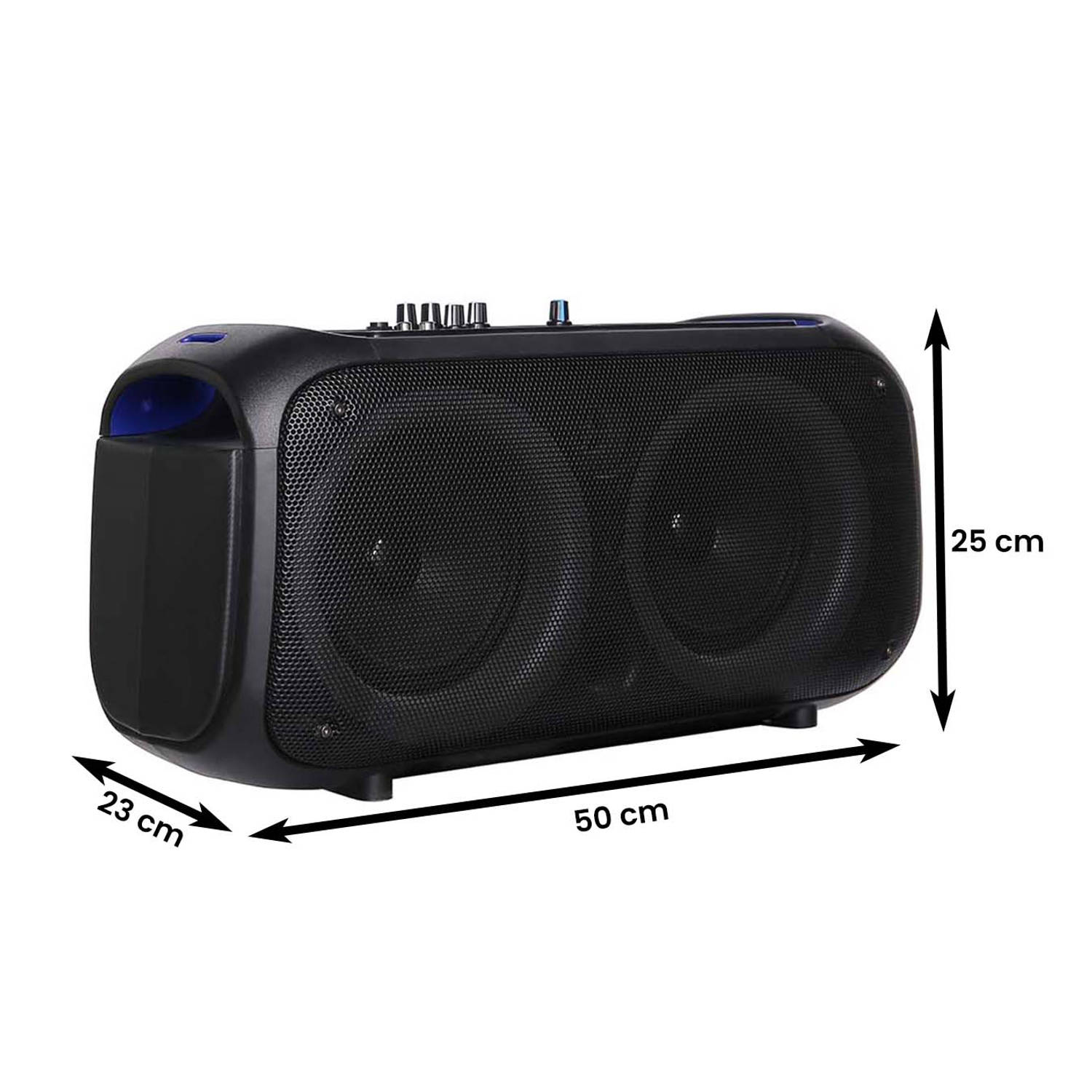 Hyundai Electronics - Party Brick Xl - Bluetooth Speaker - 50 X 23 X 25 Cm aanbieding