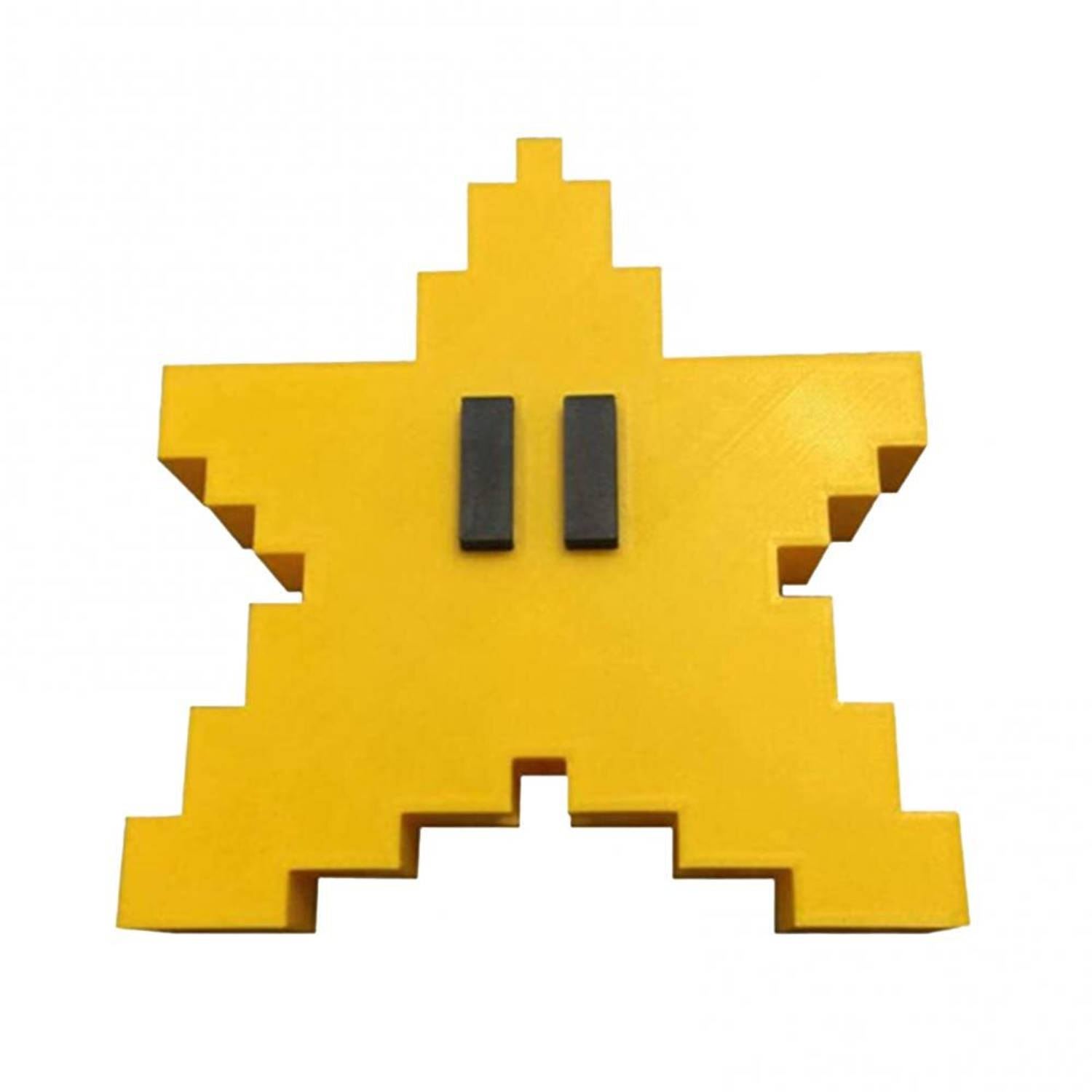 Horend Goed Kerstster Pixel star - Kerst ster Mario Game