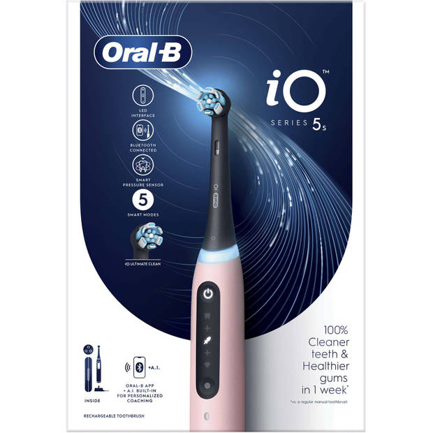 Oral-B iO Serie 5S Roze Elektrische Tandenborstel