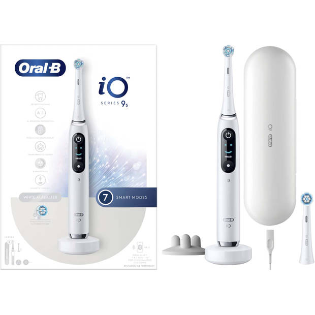 Oral-B iO Serie 9s Wit Elektrische tandenborstel + refill