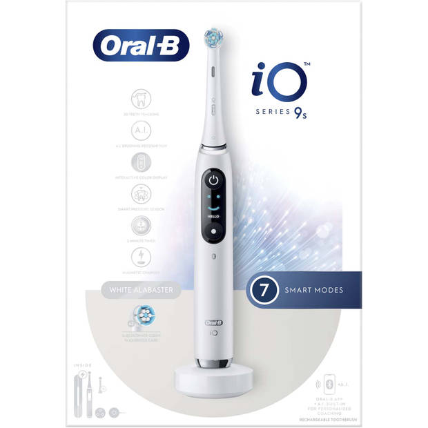 Oral-B iO Serie 9s Wit Elektrische tandenborstel + refill