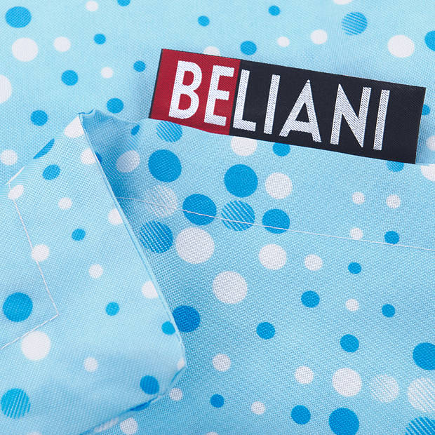 Beliani FUZZY - Grote zitzak-Blauw-Nylon