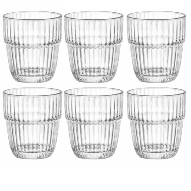 Bormioli Rocco Cocktailglazen / Whiskey Glazen / Waterglazen Barshine - 305 ml - 6 stuks