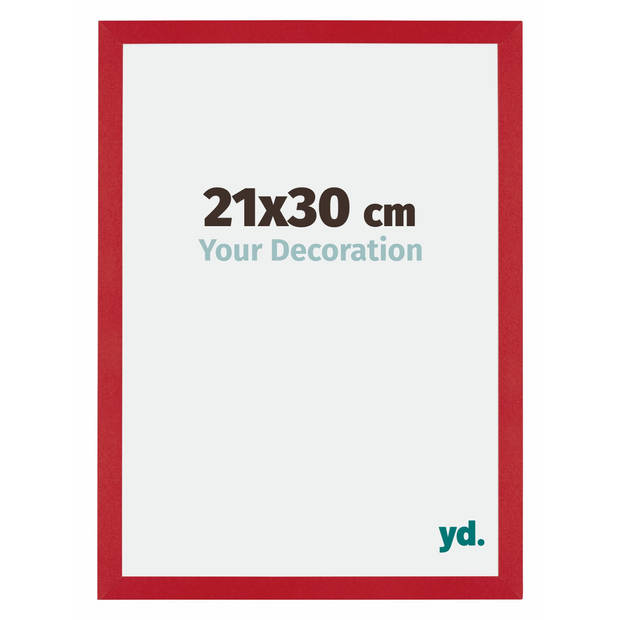 Fotolijst 21x30cm Rood MDF Mura