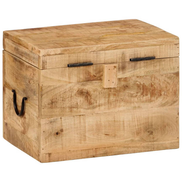 vidaXL Opbergbox 39x28x31 cm massief mangohout