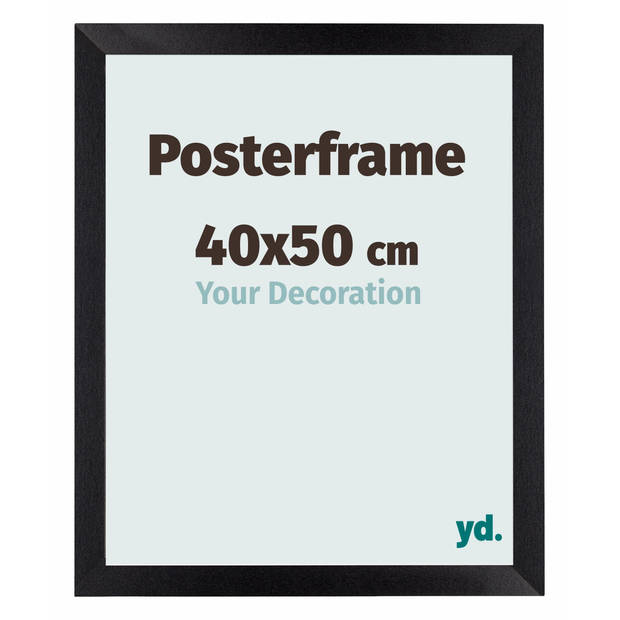 Posterlijst 40x50cm Zwart Mat MDF Parma