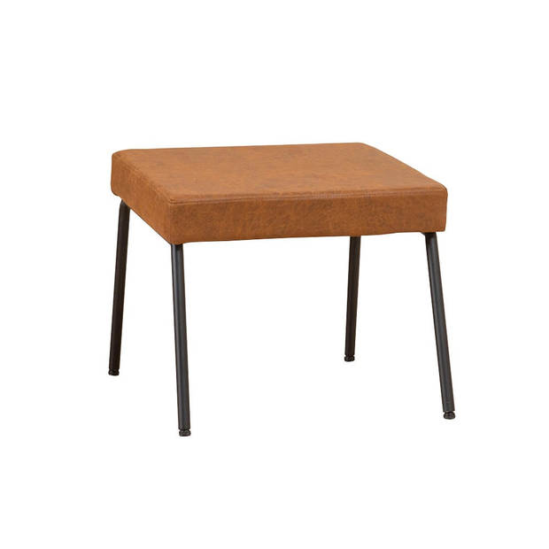 Bronx71 Hocker Espen cognac eco-leer.