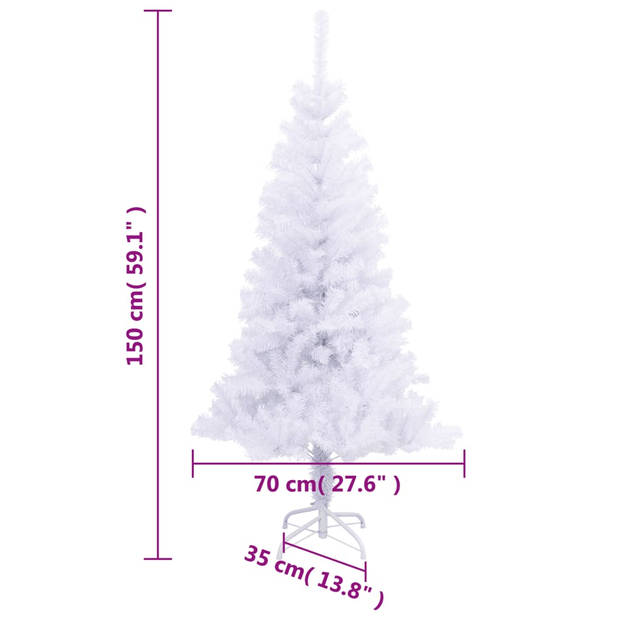 vidaXL Kunstkerstboom met standaard 380 takken 150 cm