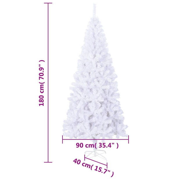 vidaXL Kunstkerstboom met standaard 180 cm 620 takken