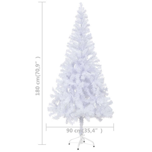 The Living Store Kerstboom - Pure White - PVC - 180 cm - 620 takken