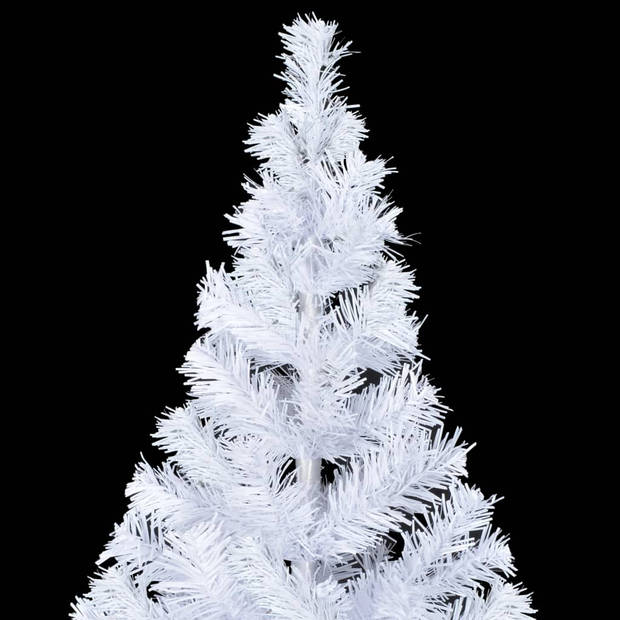 The Living Store Kerstboom Snowy Deluxe - 150 cm - LED-verlichting - USB-aansluiting