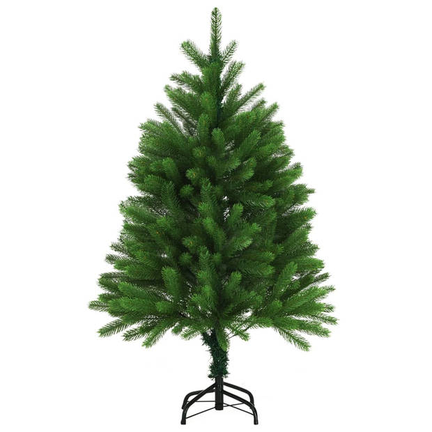 The Living Store Kunstkerstboom Groen 120 cm - PE Naalden - Stalen Basis