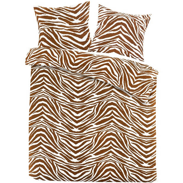 Day Dream Dekbedovertrek Flanel Zebra -1-persoons (140 x 200/220 cm)