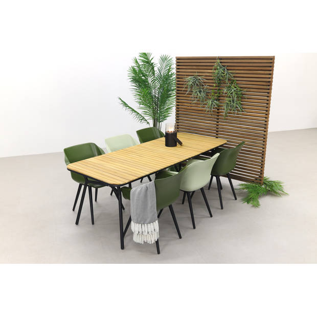 Hartman Sophie Studio Green&French/Bella 220x95 cm. - 7-delige tuinset