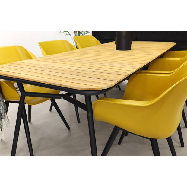 Hartman Sophie Studio Curry Yellow/Bella 220x95 cm. - 7-delige tuinset