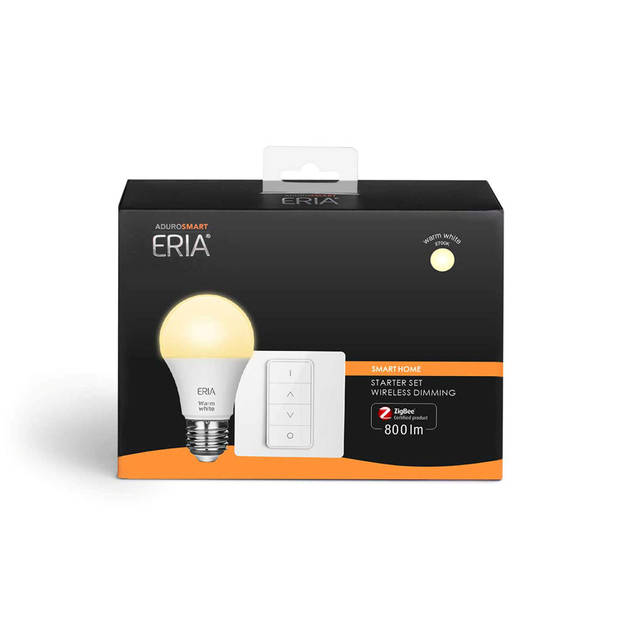 AduroSmart ERIA® startpakket, 1 Warm White lamp en dimmer