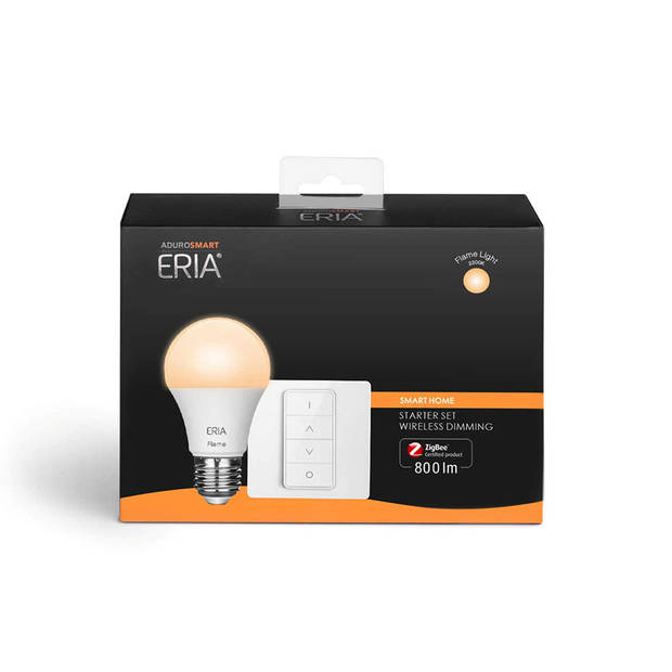 AduroSmart ERIA® startpakket, 1 Flame Light lamp en dimmer