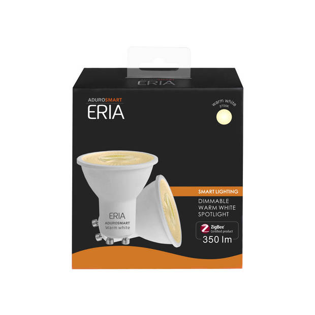 AduroSmart ERIA® Warm White spot, GU10 fitting (2-pack)