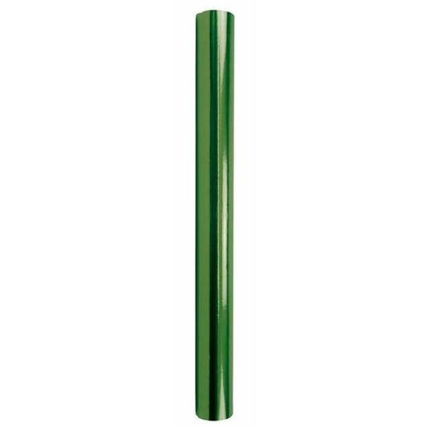 3x rollen aluminium knutsel folie groen/goud 50 x 80 cm - Cadeaupapier