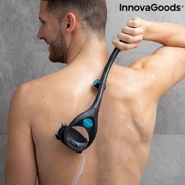 Opklapbaar scheerapparaat voor de rug en het lichaam - Back Shaver - Rug Scheermes - Dubbele Scheerbladen - Rug scheren