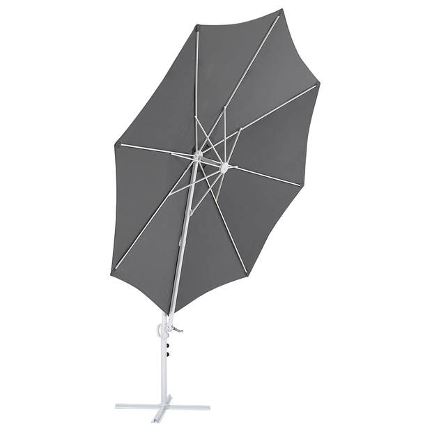 Beliani SAVONA II - Cantilever parasol-Grijs-Polyester