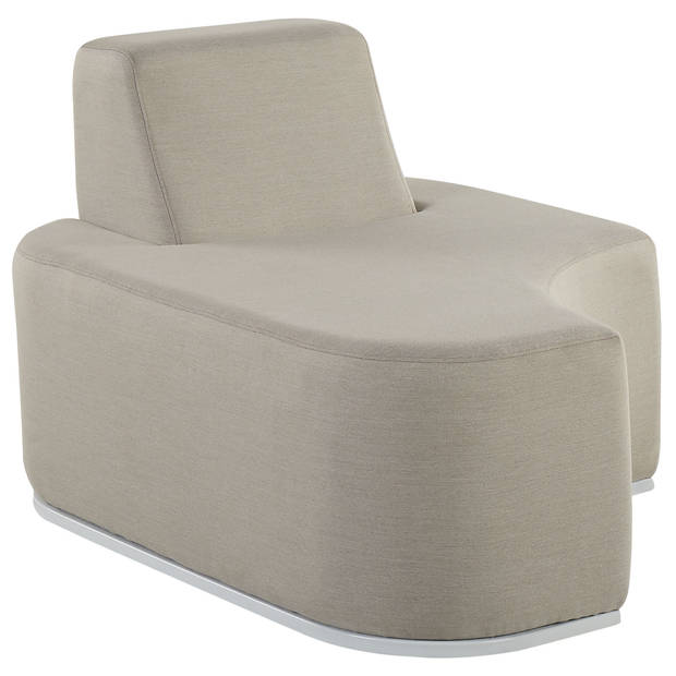 Beliani FABRO - Loungeset-Grijs-Polyester