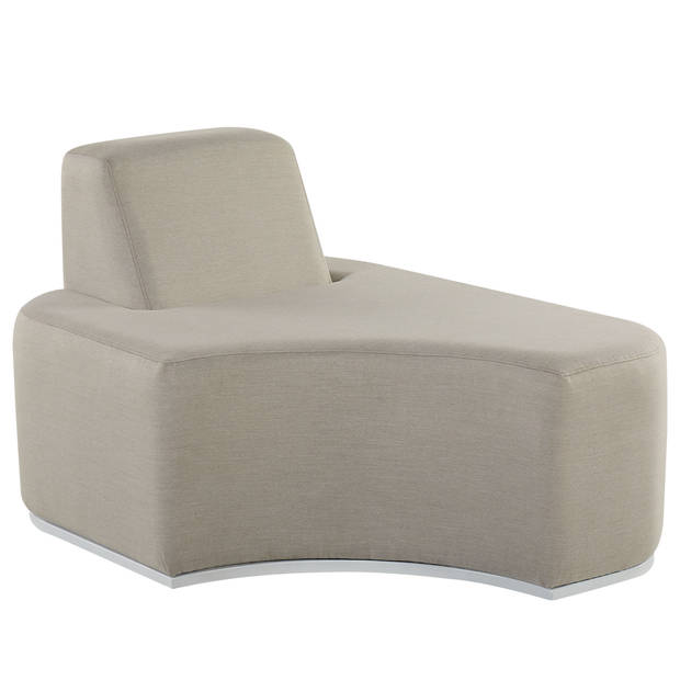 Beliani FABRO - Loungeset-Grijs-Polyester