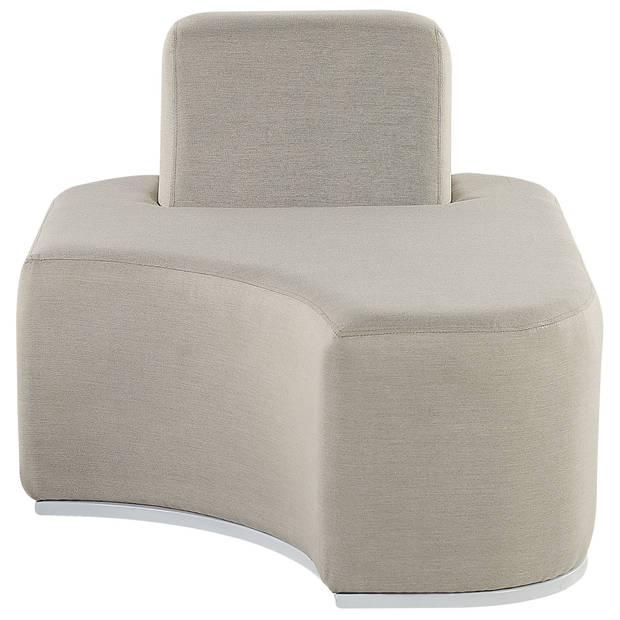 Beliani FABRO - Loungeset-Grijs-Polyester