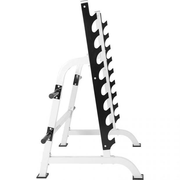 Gorilla Sports Squat Rack / Bankdruksteunen - 9 hoogtes - Belastbaar tot 300 kg
