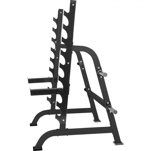 Gorilla Sports Squat Rack / Bankdruksteunen - 9 hoogtes - Belastbaar tot 300 kg