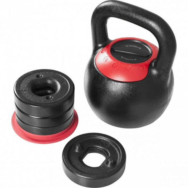 Gorilla Sports Kettlebell - Verstelbaar in gewicht - 8 tot 16 kg