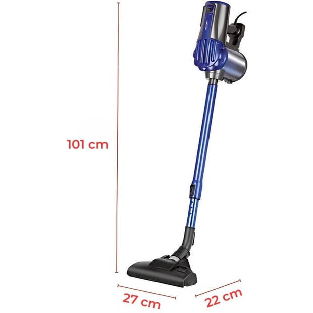 MPM - Steelstofzuiger - 2 in 1 Model - Kruimeldief - Handstofzuiger - Lichtgewicht Stofzuiger