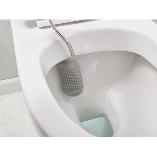 Joseph Joseph - Flex Smart Toiletborstel Set van 2 Stuks - Polypropyleen - Grijs