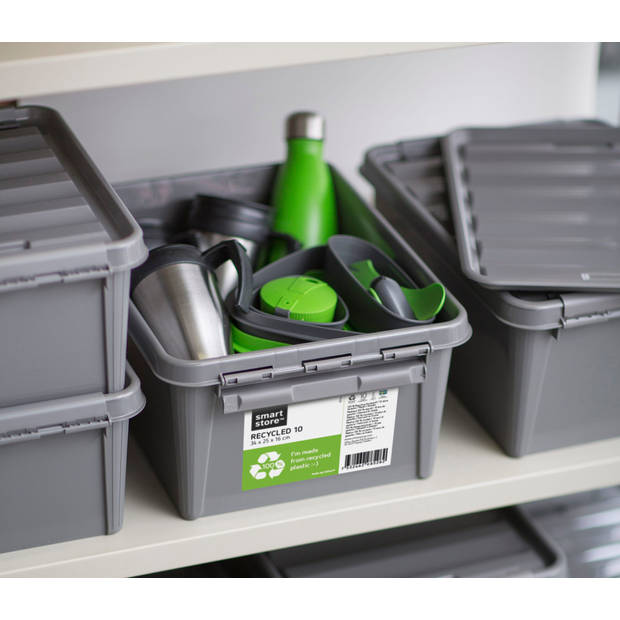 Orthex - SmartStore Recycled 65 Opbergbox 61 liter - Polypropyleen - Grijs