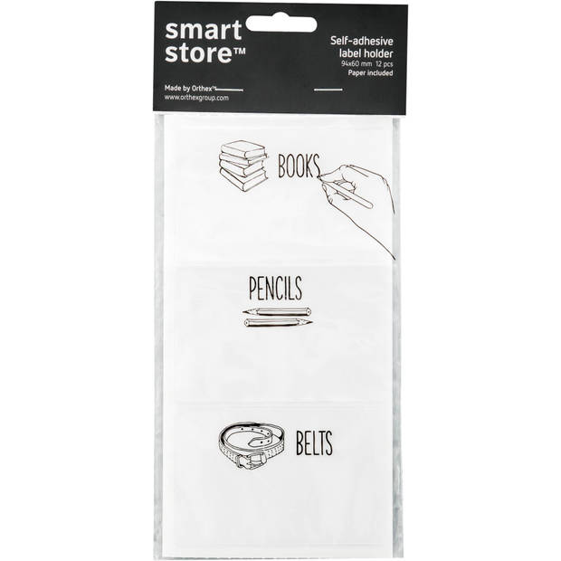 SmartStore - Labels Voor Opbergboxen - Polypropyleen - Transparant