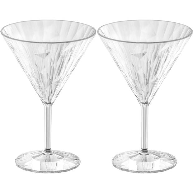 Koziol - Superglas Club No. 12 Cocktailglas 250 ml Set van 2 Stuks - Kunststof - Transparant