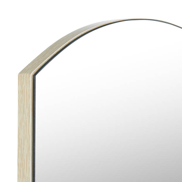 Beliani CHERBOURG - Staande spiegel-Lichte houtkleur-Dennenhout