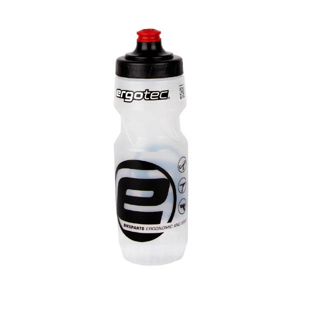 Ergotec Bidon 750ml wit/transparant