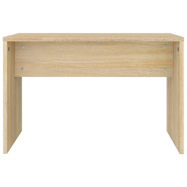 vidaXL Kaptafelkruk 70x35x45 cm bewerkt hout sonoma eikenkleurig