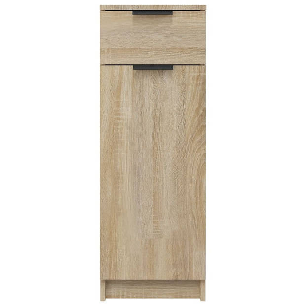 The Living Store Badkaast Sonoma Eiken - 32 x 34 x 90 cm - Stevig materiaal - voldoende opbergruimte