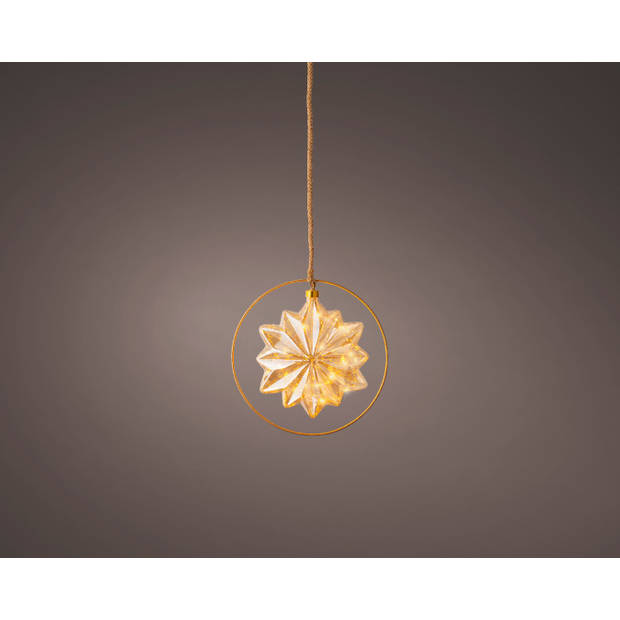 microled ster bo d26h26 cm amber/klassiek warm kerstverlichting