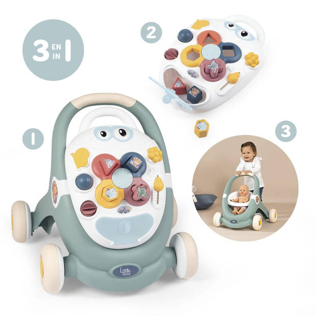 Smoby 3-in-1 Looptrainer Little Smoby Trotty Walker